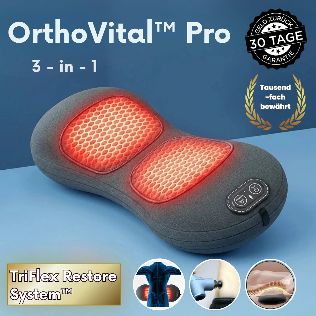 ORTHEVIA OrthoVital™ Pro 3-in-1-Rückenmassagegerät