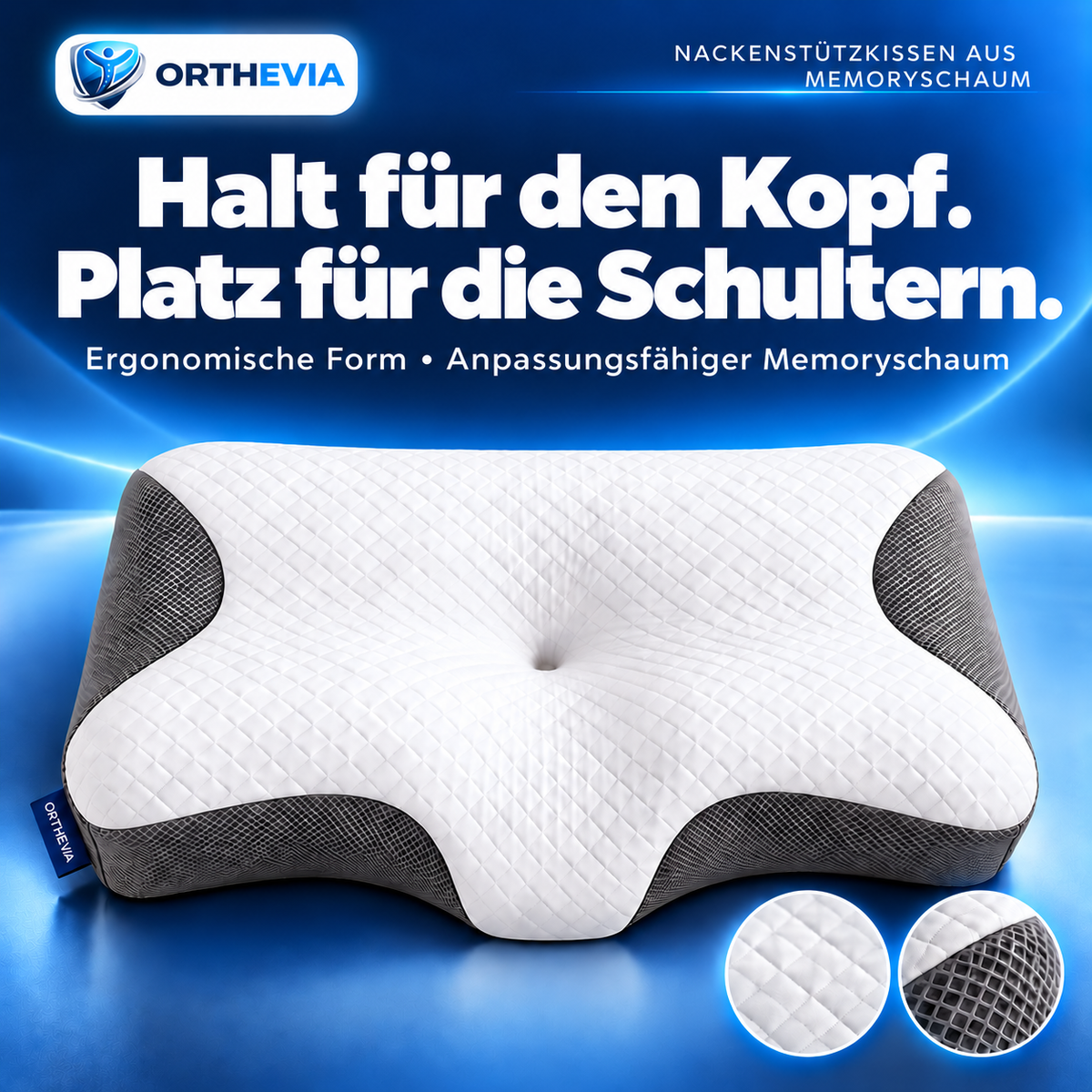 CloudReliva™ Pro: Halt für den Kopf, Platz für die Schultern
