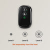 EpauFlex Pro controller with three vibration levels, set separately from the heat